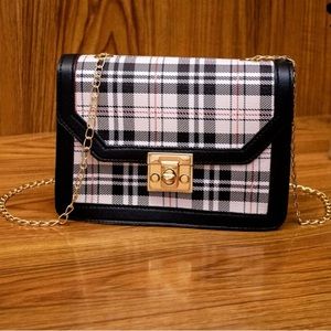 Mini Plaid Chain Bag